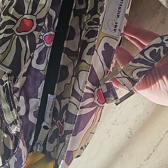 Amy Michelle Austin Diaper Bag, Charcoal Floral - Picture 6 of 11